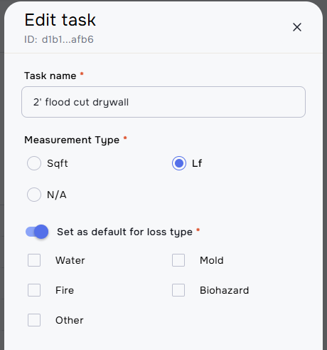 Editing Tasks - AccuClaim